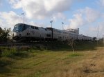 AMTK 14  9Nov2012  NB Train 22 (Texas Eagle) Along Post Road 